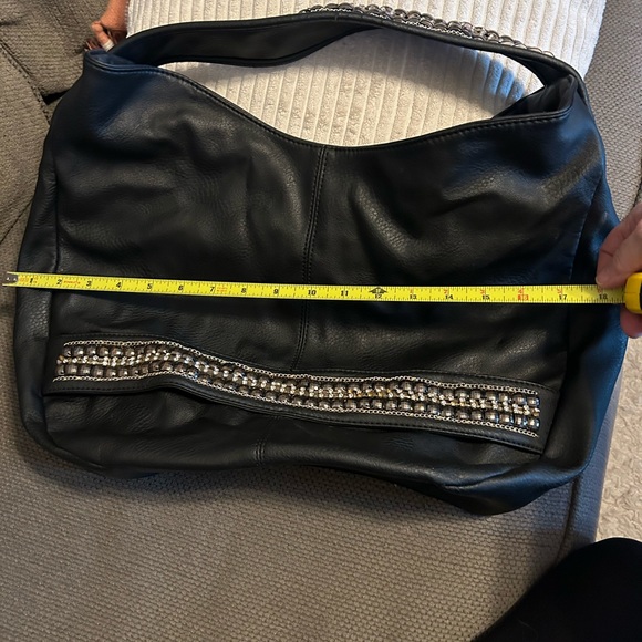 Charming Charlie purse with rhinestone and stud detail - Picture 7 of 8